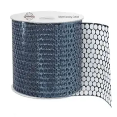 Honeycomb Ribbon Navy - 3 1/4" x 50 Yards - Homecoming Mum Supplies
