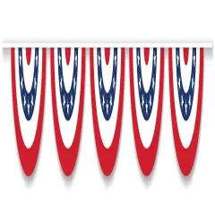 Patriotic Bunting Banner (Pack of 6)