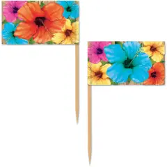 Hibiscus Picks (Pack of 12)