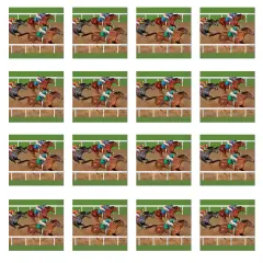 Horse Racing Luncheon Napkins (Pack of 12)