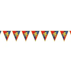 Medieval Pennant Banner (Pack of 12)