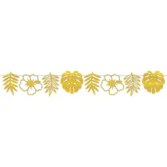 Foil Die-Cut Floral Streamer, (Pack Of 12)