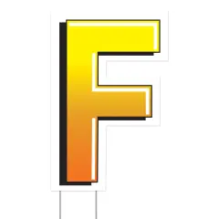 PlasticFYard Sign, (Pack Of 3)