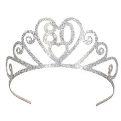 Glittered Metal80Tiara (Pack of 6)