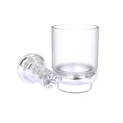 Carolina Crystal Collection Wall Mounted Tumbler Holder - Satin Chrome
