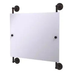 Prestige Que New Landscape Rectangular Frameless Rail Mounted Mirror - Pqn-27-93-Vb