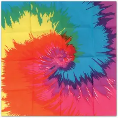 Funky Tie-Dyed Bandana (Pack of 12)