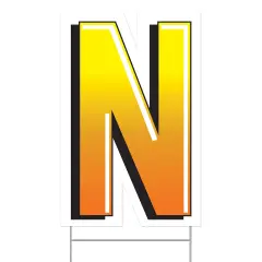 PlasticNYard Sign, (Pack Of 3)