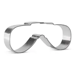 Sunglasses Cookie Cutter 3 7/8 in, CookieCutter.com, Tin Plated Steel, Handmade in the USA