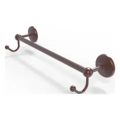 Prestige Monte Carlo Collection 18 Inch Towel Bar With Integrated Hooks - Pmc-41-18-Hk-Ca