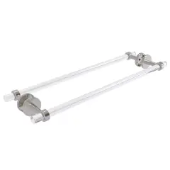 Clearview Collection 24 Inch Back To Back Shower Door Towel Bar - Satin Nickel