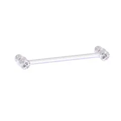 Carolina Crystal Collection 5 Inch Cabinet Pull - Satin Chrome