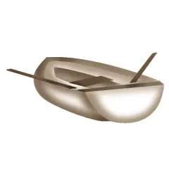 Row Boat Wall Stencil | 2715 by Designer Stencils | Outdoor Stencils |