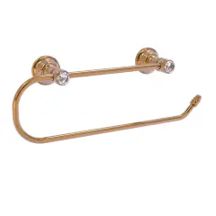 Carolina Crystal Collection Wall Mounted Paper Towel Holder - Brushed Bronze