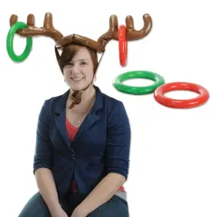 Inflatable Reindeer Ring Toss (Pack of 12)