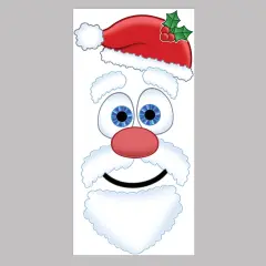 Santa Face Door Cover (Pack of 12)