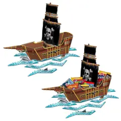 Pirate Ship Centerpiece (Pack of 12)