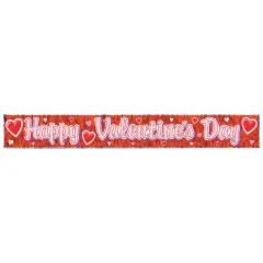Met Happy Valentine's Day Fringe Banner (Pack of 12)