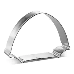 Tent Cookie Cutter 4 in, CookieCutter.com, Tin Plated Steel, Handmade in the USA