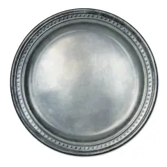 Pewter Paper Plates (Pack of 12)