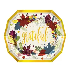 Friendsgiving Dessert Plates, (Pack of 12)