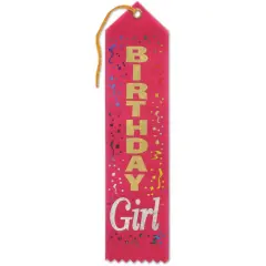 Birthday Girl Award Ribbon (Pack of 6)