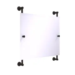 Carolina Landscape Rectangular Frameless Rail Mounted Mirror - Oil Rubbed Bronze