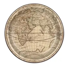 Around The World Plates, (Pack of 12)