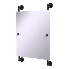 Prestige Skyline Collection Rectangular Frameless Rail Mounted Mirror - P1000-27-92-Abz