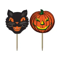 Vintage Halloween Picks, (Pack Of 12)