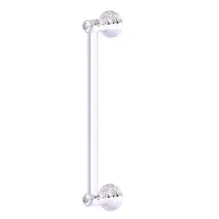 Carolina Crystal Collection 12 Inch Door Pull - Polished Chrome