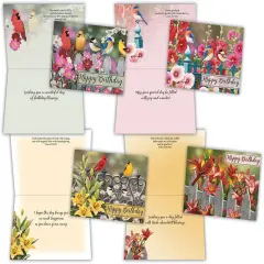 Boxed Birthday Cards - Birds