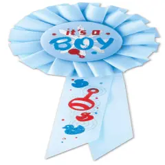 It's A Boy Rosette (Pack of 6)