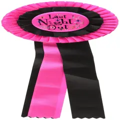 Last Night Out Deluxe Rosette (Pack of 3)