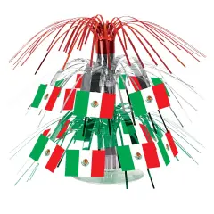 Mexican Flag Mini Cascade Centerpiece (Pack of 12)