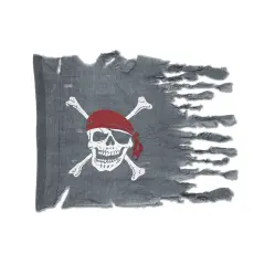 Weathered Pirate Flag (Pack of 12)