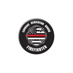 Courage Dedication Honor Firefighter But, (Pack of 6)