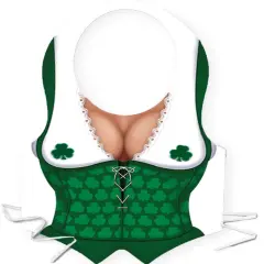 Pkgd Plastic Irish Miss Vest (Pack of 24)