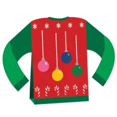 3-D Ugly Sweater Centerpiece (Pack of 12)