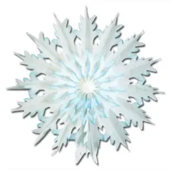Dip-Dyed Snowflake (Pack Of 12)
