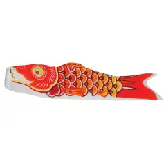 In the Breeze Koi Fish Windsock, 24-Inch, Orange/Yellow