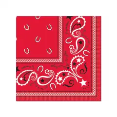 Bandana Luncheon Napkins (Pack of 12)