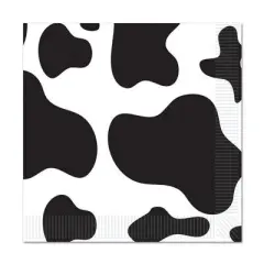 Cow Print Beverage Napkins (Pack of 12)