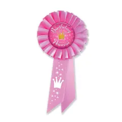 Birthday Princess Rosette, (Pack of 6)