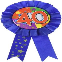 40Award Ribbon (Pack of 6)