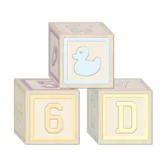 Baby Blocks Favor Boxes (Pack of 12)