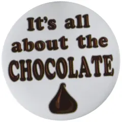 It's All About The Chocolate Button (Pack of 12)
