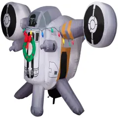 8' Gemmy Airblown Star Wars The Mandalorian Razor Crest Ship Yard Decoration 119133