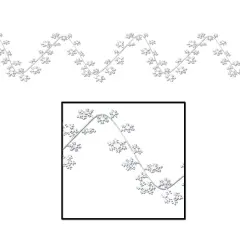 Gleam 'N Flex Snowflake Garland (Pack of 12)