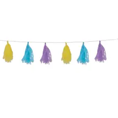 Tissue Tassel Garland, (Pack of 12)